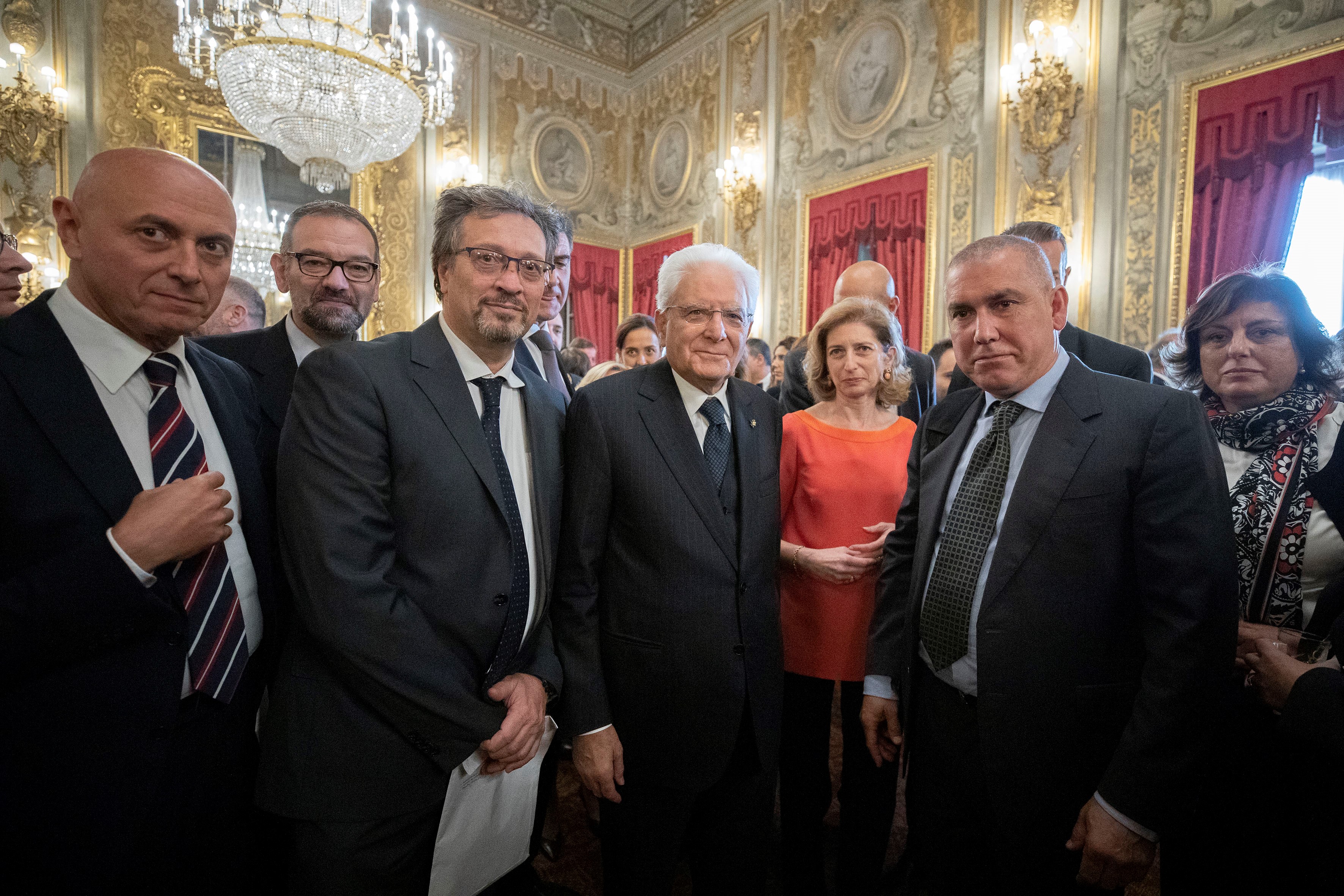 Massimo Zollo e il Presidente Mattarella per I giorni della Ricerca al Quirinale-FOTOCREDITS@CEINGE