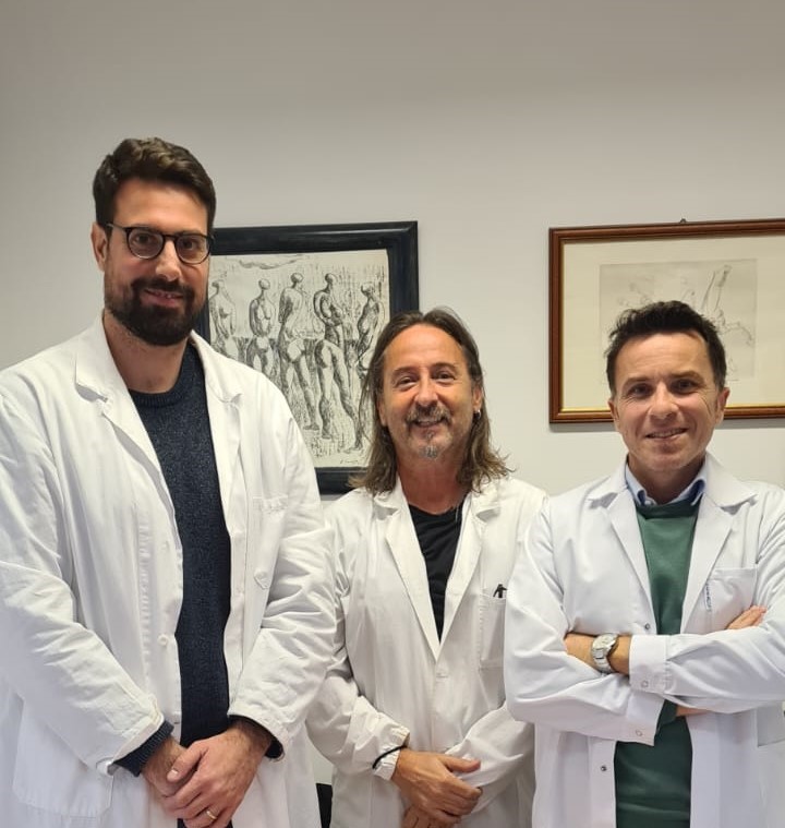 Lab Neuroscienze – da sx Tommaso Nuzzo, Alessandro Usiello, Francesco Errico